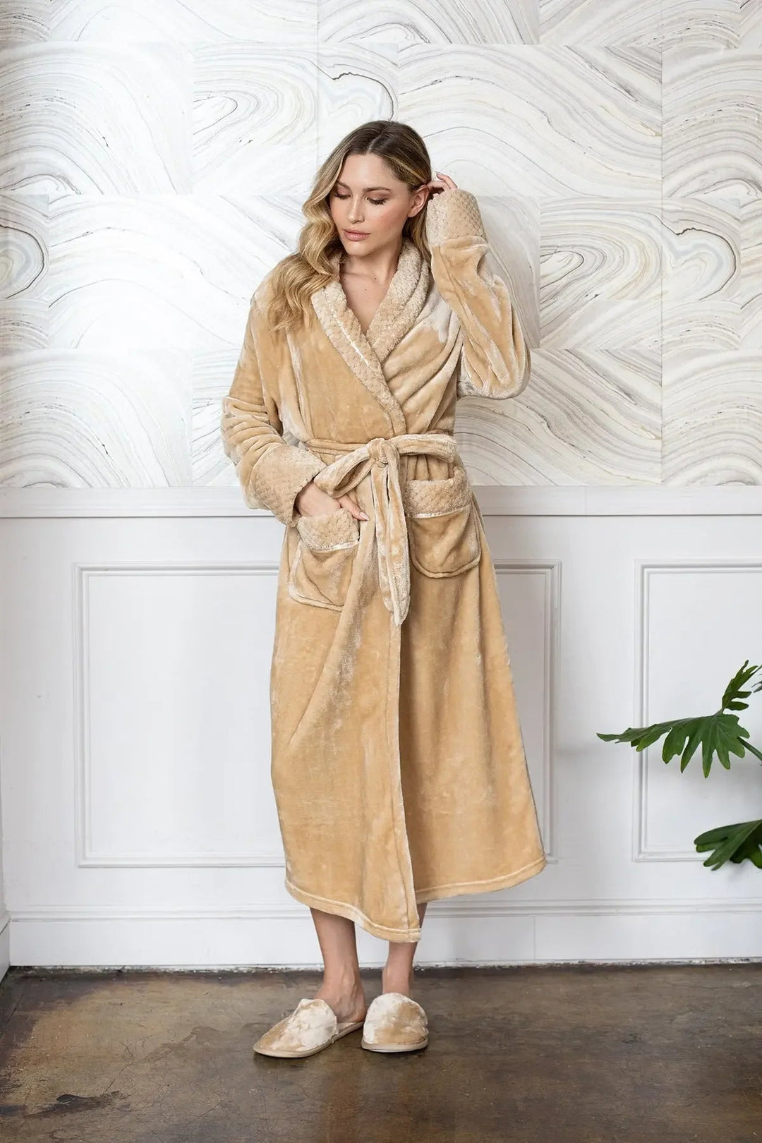 Women's Ultra Soft Plush Bathrobe | CloudSoft Luxury Fleece Robe