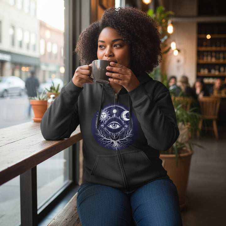 Sacred Eye - Unisex Heavy Blend™ Full Zip Hooded Sweatshirt