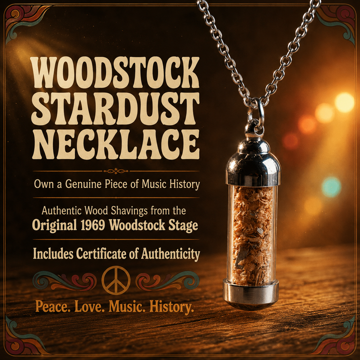 Woodstock Stardust Necklace | Certificate of Authenticity