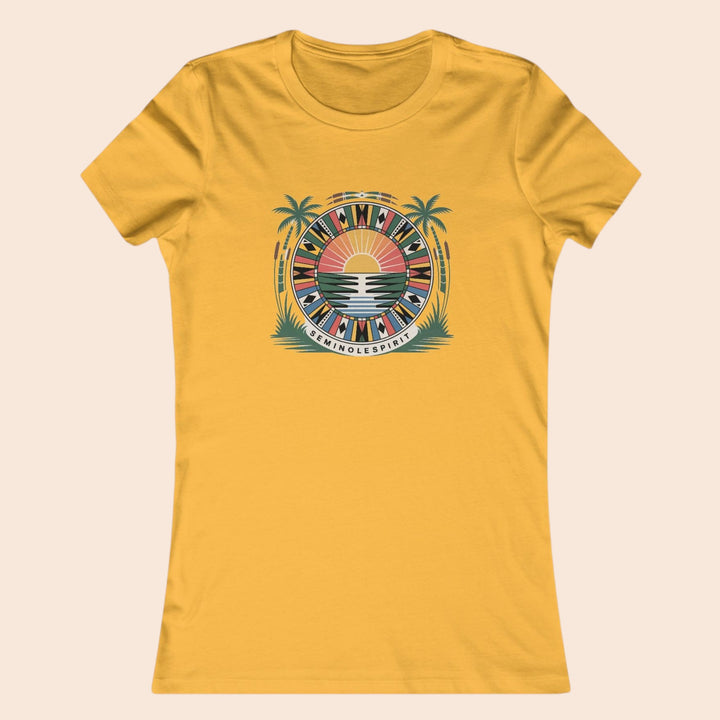 Seminole Sunset Vibes Women’s Tee – Summer Beachwear Casual Top & Vacation Style Gift