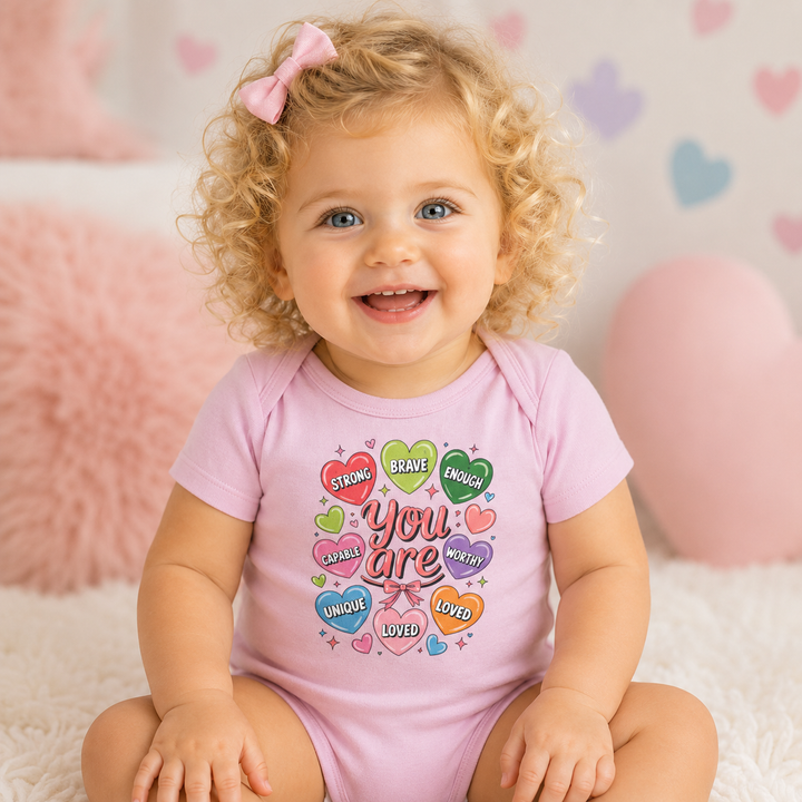 Baby Short Sleeve Onesie® - You Are Beautiful