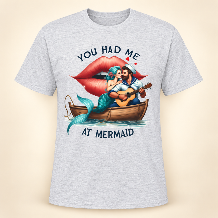 Unisex Heavy Cotton Tee - You Had Me At Mermaid