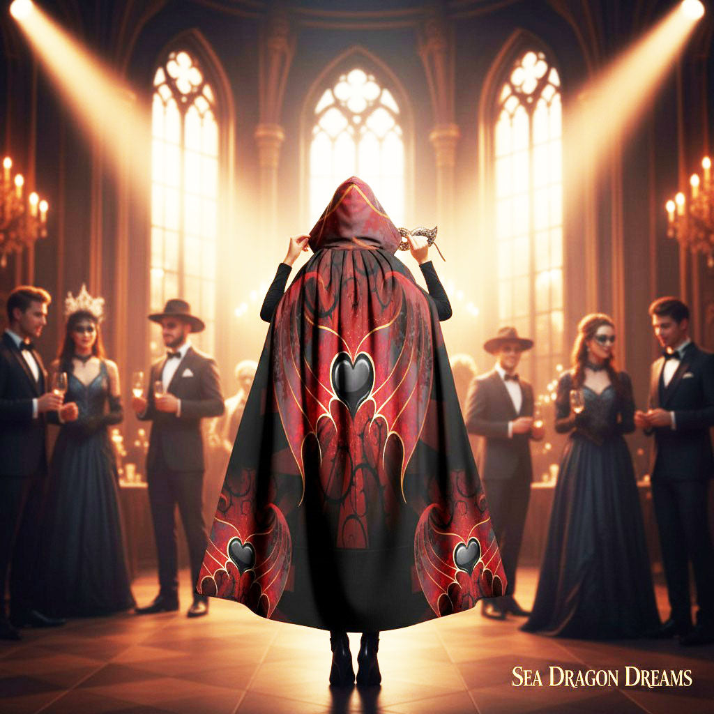 You Are My Heart Unisex Hooded Cloak